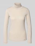 Shirt met lange mouwen en opstaande kraag