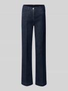 Straight leg jeans met persplooien, model 'Jenny'