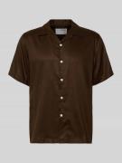 Regular fit vrijetijdsoverhemd van een mix van lyocell en linnen, mode...