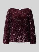 Blouseshirt met pailletten, model 'FAITH'