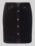 Minirok van corduroy met knoopsluiting, model 'AFSON'