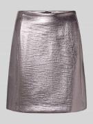 Regular fit minirok met naadritssluiting, model 'Lume'