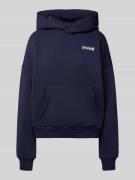 Oversized hoodie met labelprint