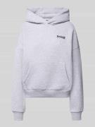 Oversized hoodie met labelprint