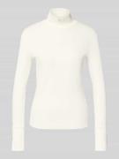 Shirt met lange mouwen en opstaande kraag