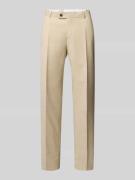 Regular fit pantalon met persplooien