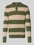 Gebreide pullover met polokraag