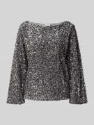 Blouseshirt met pailletten, model 'FAITH'