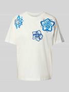 T-shirt met motiefprints, model 'MAJOU'