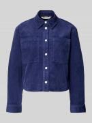 Overhemdblouse met drukknoopsluiting, model 'Arcelle'