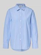 Regular fit overhemdblouse met katoen