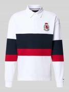 Relaxed fit poloshirt van puur katoen, model 'CREST RUGBY'