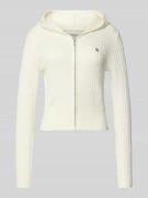 Gebreid jack met wol en zijde