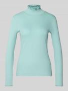 Shirt met lange mouwen en opstaande kraag