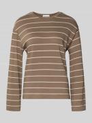 Shirt met lange mouwen van katoenmix, model 'MARYNAA'