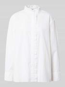 Relaxed fit overhemdblouse van puur katoen