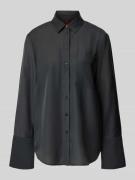 Regular fit overhemdblouse met borstzak