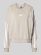 Oversized sweatshirt met ribboorden