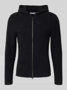 Gebreid jack met ritssluiting, model 'SAKOJI''