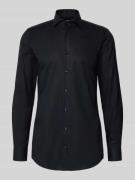 Slim fit zakelijk overhemd met extra lange mouwen, model 'HANK'