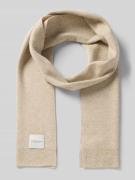 Sjaal met labeldetail