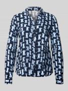 Regular fit blouse met lange mouwen van pure viscose