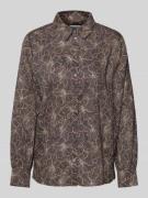 Relaxed fit overhemdblouse van puur katoen