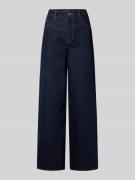 Wide fit jeans met steekzakken, model 'ISLA'