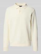Pullover met polokraag en knoopsluiting