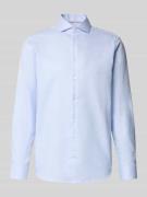 Regular fit zakelijk overhemd van katoen met haaikraag