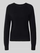 Gebreide pullover met ribboorden