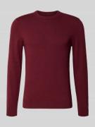 Gebreide pullover van een mix van katoen en kasjmier met ronde hals