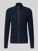 Gebreid jack met ritssluiting