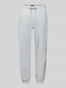 Sweatpants met elastische band en achterzak