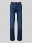Slim fit jeans van katoenmix, model 'DELAWARE'
