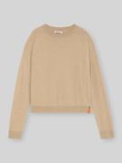 Relaxed fit gebreide pullover van een mix van scheerwol en kasjmier, m...