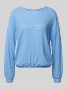 Regular fit sweatshirt van viscosemix