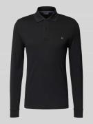 Poloshirt met labelstitching