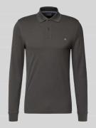 Poloshirt met labelstitching