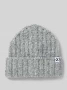 Beanie met labeldetail, model 'Acotta'