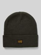 Beanie met labeldetail, model 'Effo'