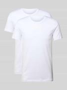 Slim fit T-shirt met ronde hals, model 'Daily Comfort'