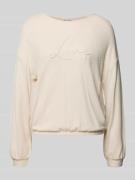 Regular fit sweatshirt van viscosemix