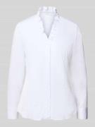 Overhemdblouse met V-hals