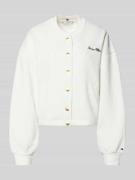 Relaxed fit sweatjack van katoenmix