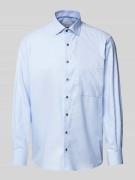 Comfort fit zakelijk overhemd met kentkraag