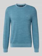 Regular fit gebreide pullover van zuiver katoen