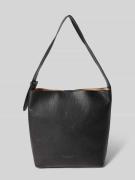 Shopper van echt runderleer, model 'ANINA'