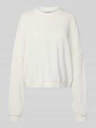 Oversized sweatshirt met ribboorden