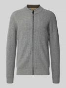 Gebreid jack met ritssluiting